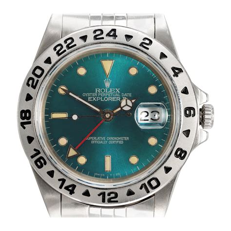 Rolex teal dial